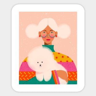 Matching Hairdos Sticker